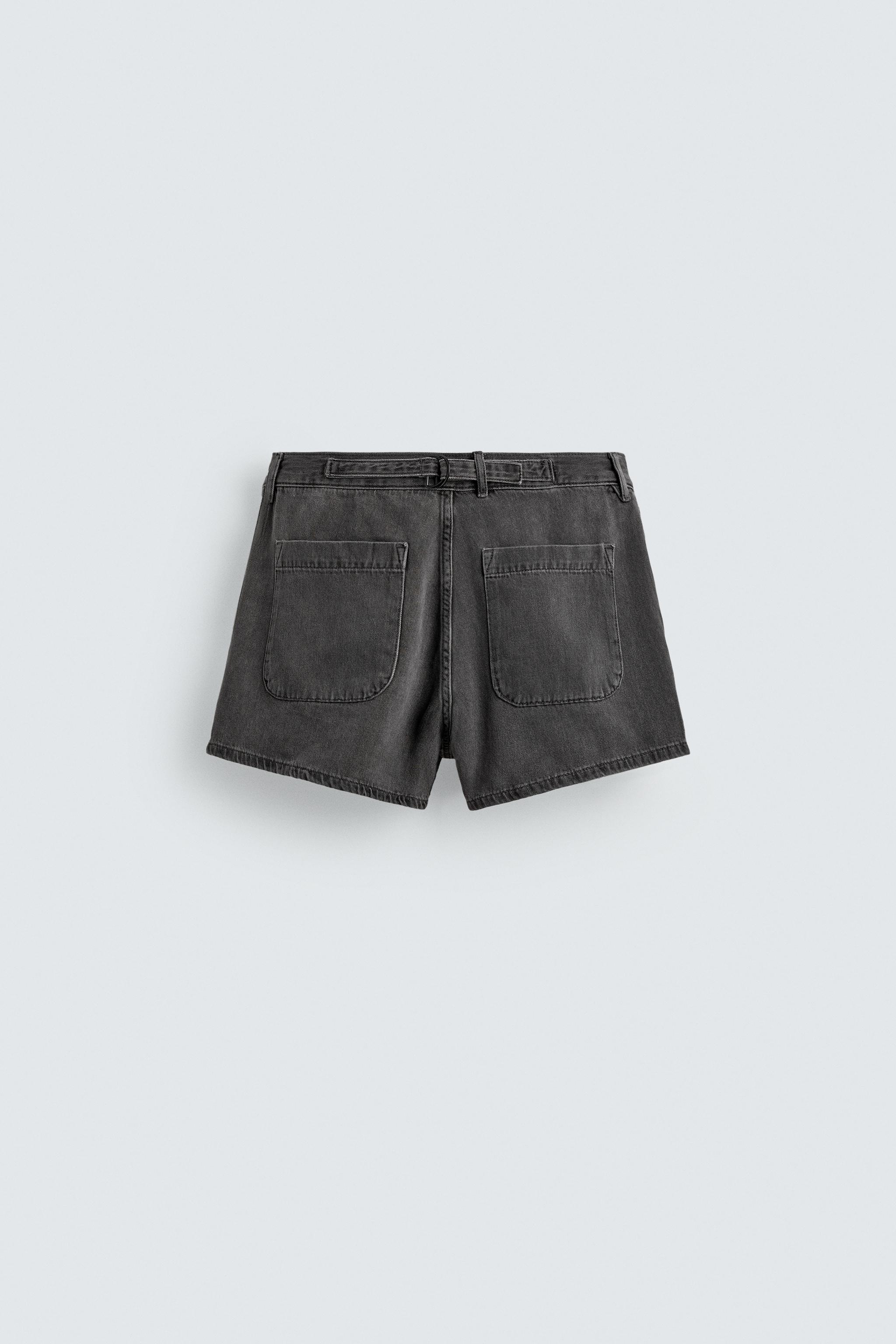 DENIM MINI SHORTS